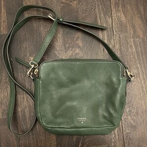 Fossil Olive Green Crossbody Bag